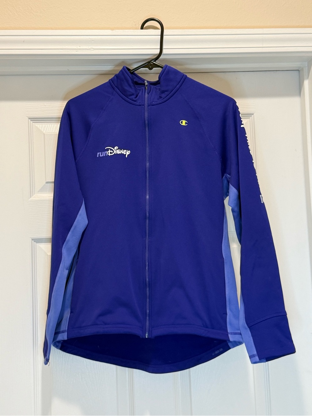 Champion x runDisney blue Zip-Up Jacket Size XL